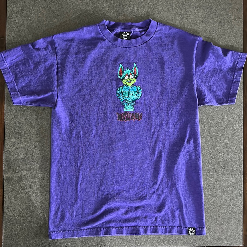 Welcome skateboards psycho bunny tee